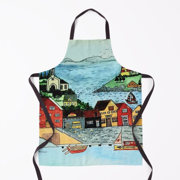 Item preview, Handmade Water Colored Countryside Sketch  designed and sold by papaipapai198.