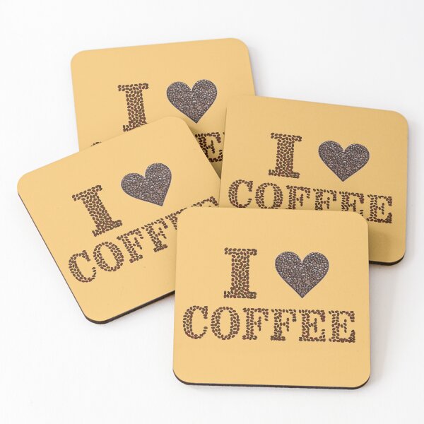 Item preview, I Love Coffee | Medium Latte Shade designed and sold by simpleones.