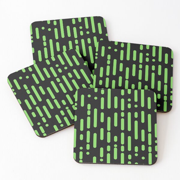 Item preview, Green random lines Design designed and sold by NineteenthHole.