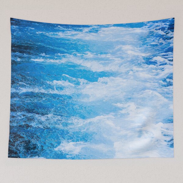 Item preview, Blue ocean waves designed and sold by BeEffervescent.