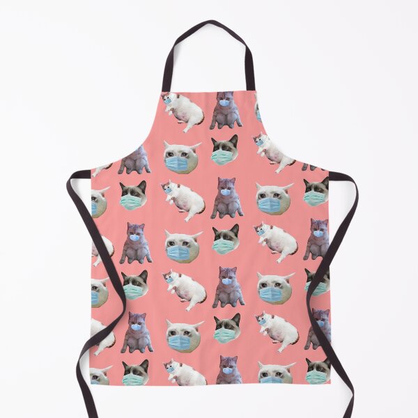 Item preview, social distancing meme cats with masks pack 3 designed and sold by promisesarelies.