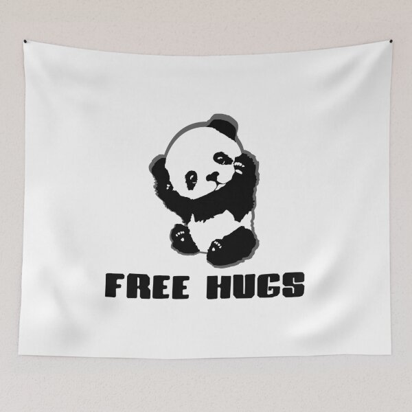 Item preview, A Cute Panda Gives Free Hugs Panda Love designed and sold by Paulina Vanlife.
