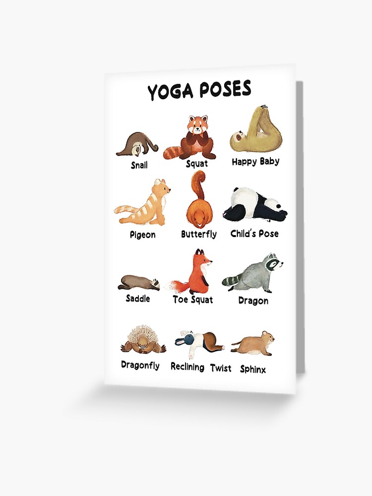 Animal Yoga for Kids - WY Quality Counts | Kids yoga poses, Kids yoga poses  printable, Yoga for kids