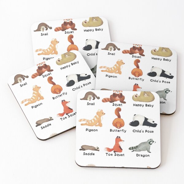 Item preview, Animal Yoga Poses designed and sold by Green-over-red.