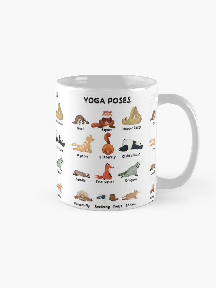 Buy Yoga Pose Coffee Mug, Yoga Poses Mug, Yoga Gifts, Yoga Instructor Gift,  Yoga Meditation, Minimalist Mug, Yoga Lover Gift, Yogi Gifts Online in  India - Etsy