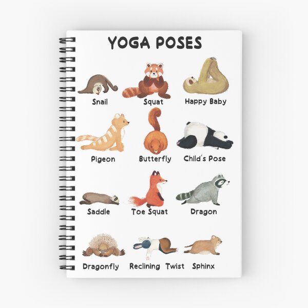 Artikelvorschau, Tier Yoga Posen entworfen und verkauft von Green-over-red.
