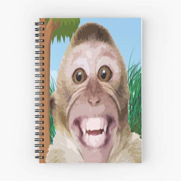 Item preview, cheeky monkey in the jungle  designed and sold by Macacadesigns.