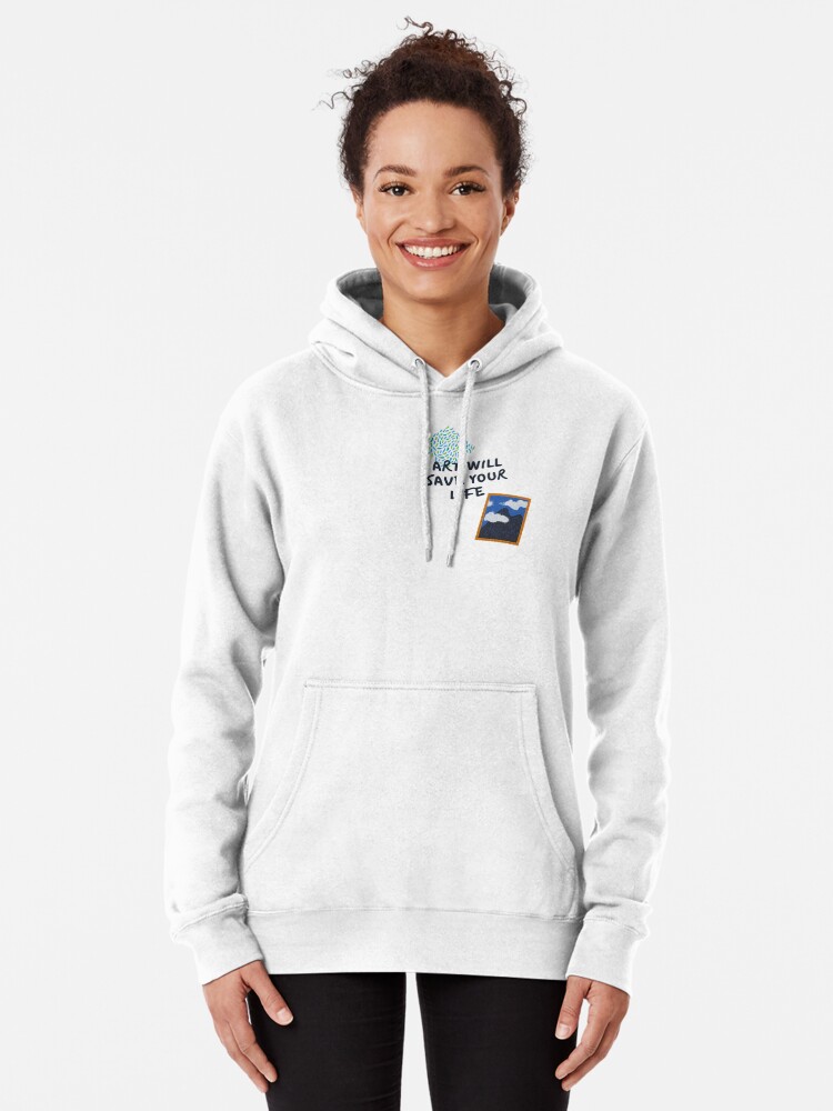 NWT outlet SAVVI LOGO FLEECE HOODIE