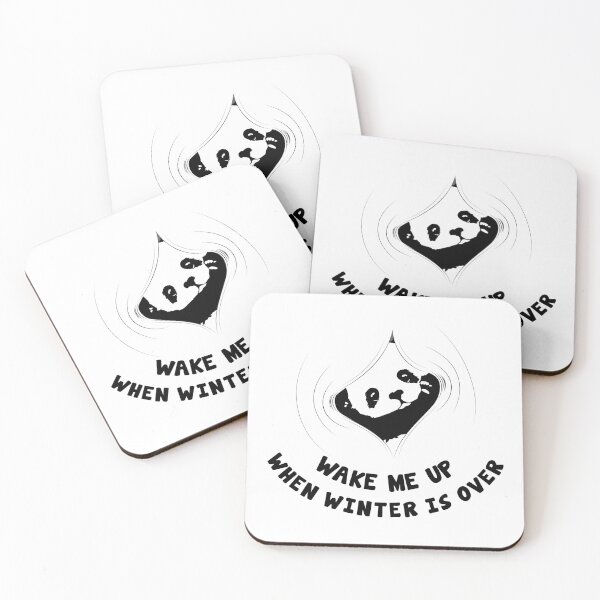 Item preview, Panda Wake Me Up When Winter Is Over A Small Shy Panda Hides Itself designed and sold by Paulina Vanlife.