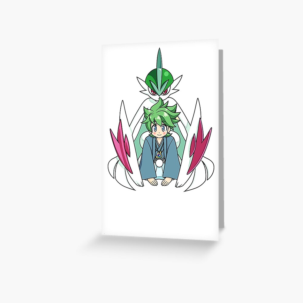 Wally X Gallade Greeting Card By Astronerd Redbubble