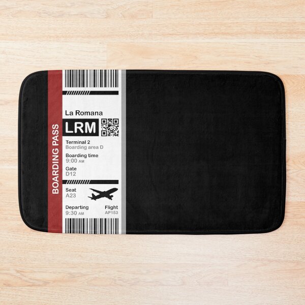 Item preview, La Romana Boarding Pass Flight Destination Ticket designed and sold by oclatikaz.