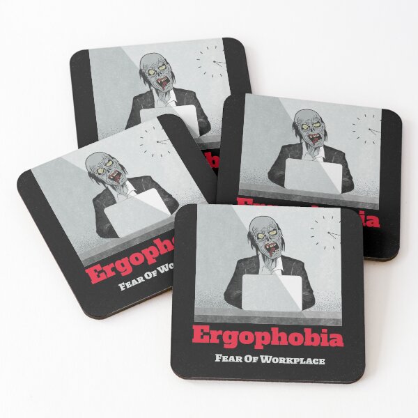 Item preview, Ergophobia - fear of workplace designed and sold by PhobiaStore.