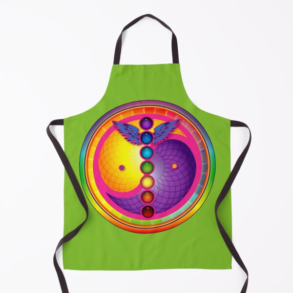 Item preview, Colorful Chakra Mandala Yin Yang designed and sold by D Bruce Stevens.
