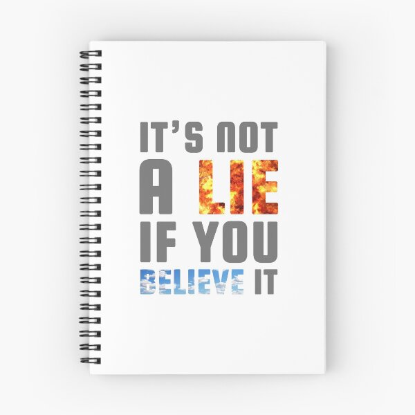 Item preview, It's not a Lie if you Believe it (Grey) - designed and sold by Printerially.