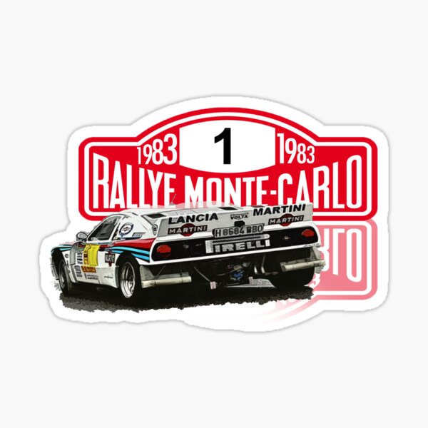 LANCIA 037 MARTINI RALLYE MONTECARLO Sticker