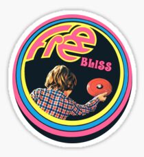 Pegatina Vintage Frisbee Decal 70's Sport Free bliss