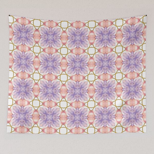 Item preview, Watercolor Floral Pattern Tile graphic  designed and sold by Openspace2020.