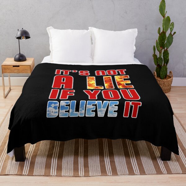 Item preview, It's not a Lie if you Believe it (Red) - designed and sold by Printerially.