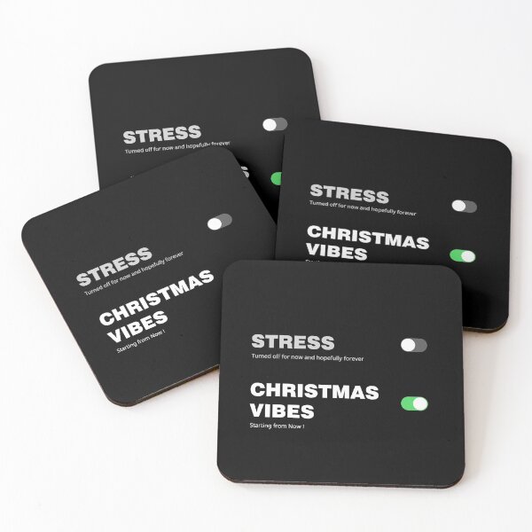 Item preview, Turn Off Stress, Turn On Christmas Vibe! designed and sold by Art-Tease.