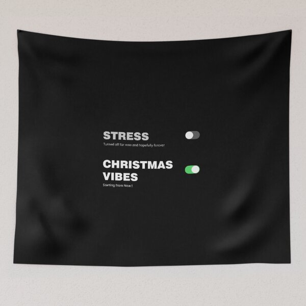 Item preview, Turn Off Stress, Turn On Christmas Vibe! designed and sold by Art-Tease.