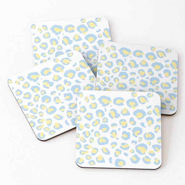 Item preview, Pastel Blue and Yellow Cheetah Print designed and sold by ThinkBeautiful.
