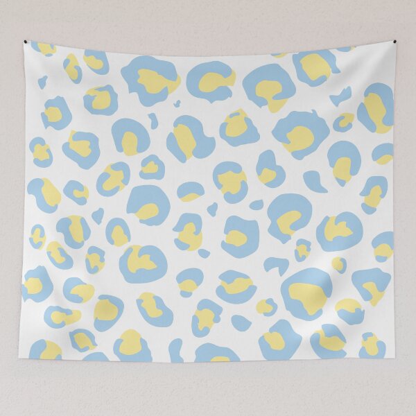 Item preview, Pastel Blue and Yellow Cheetah Print designed and sold by ThinkBeautiful.