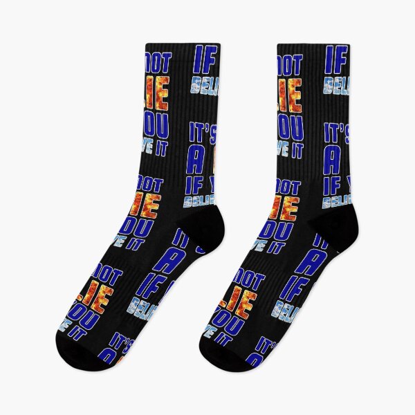 Item preview, It's not a Lie if you Believe it (Blue) - designed and sold by Printerially.
