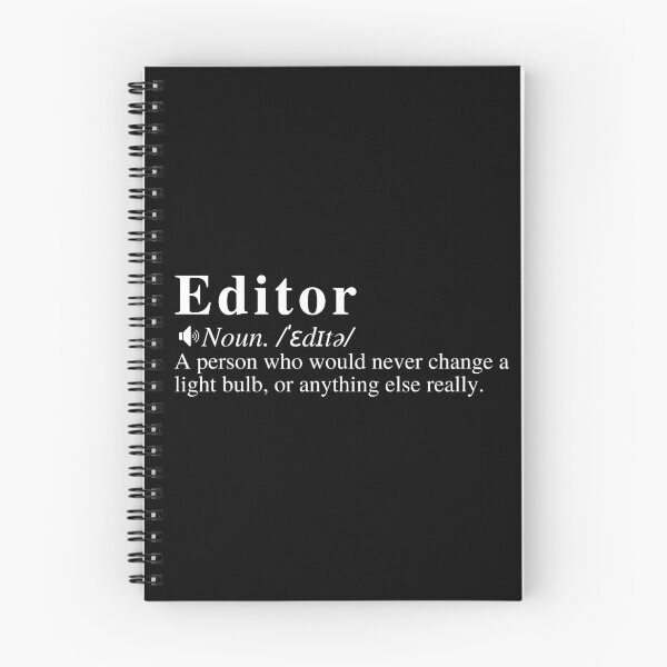 Item preview, Funny Editor Definition designed and sold by mind-illusions.