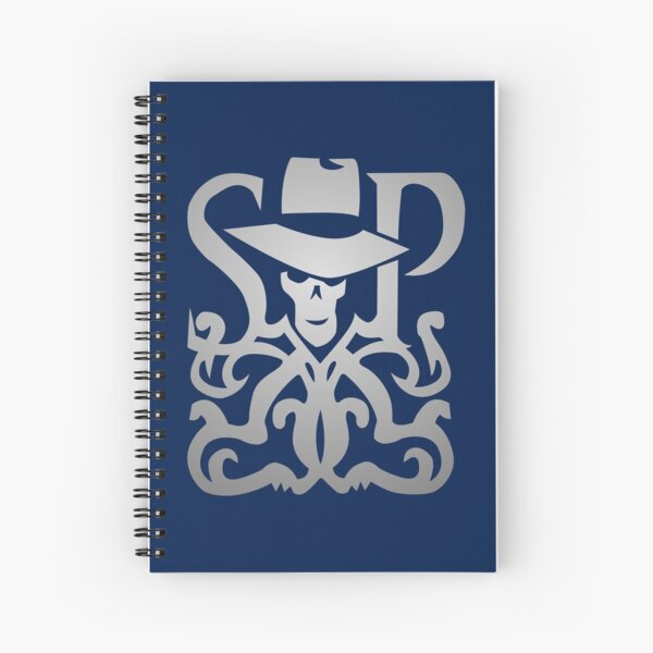 Skulduggery Pleasant - Minimal Pattern Spiral Notebook
