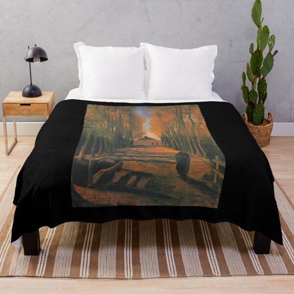 Item preview, Vincent Van Gogh Rare Painting - Avenue of Poplars at Sunset designed and sold by conceptDVS.