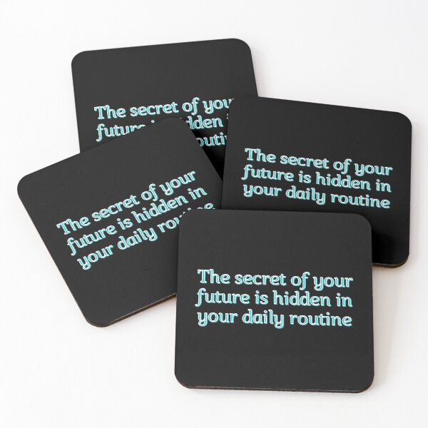 Item preview, Daily Routine Quote designed and sold by BCCOLLECTION.