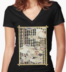 Streamers Women's Fitted V-Neck T-Shirt