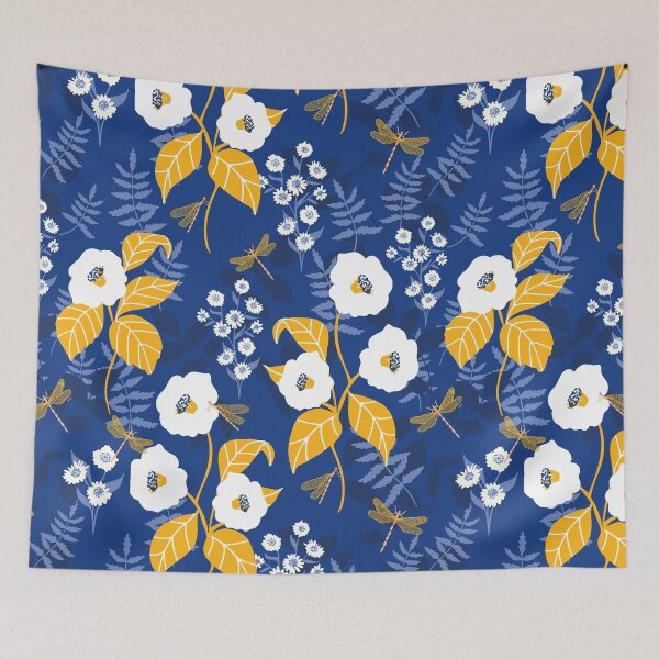 Item preview, Blue flower blooms designed and sold by Katbydesign.