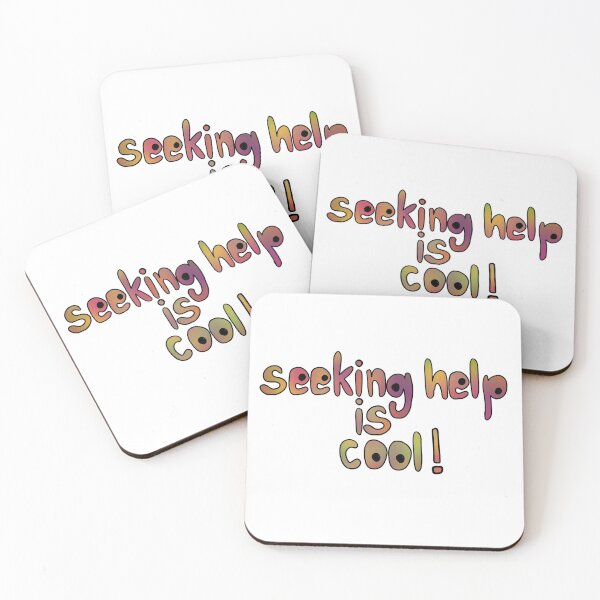 Item preview, seeking help is cool  designed and sold by apt907designs.