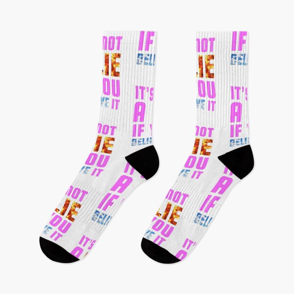 Item preview, It's not a Lie if you Believe it (Pink) - designed and sold by Printerially.