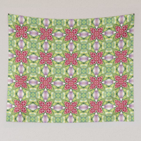 Item preview, Watercolor Floral Pattern Tile graphic  designed and sold by Openspace2020.