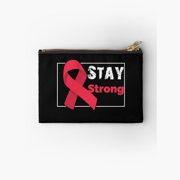 Item preview, Stay Strong Aids HIV Solidarity Red Ribbon designed and sold by blikonie.