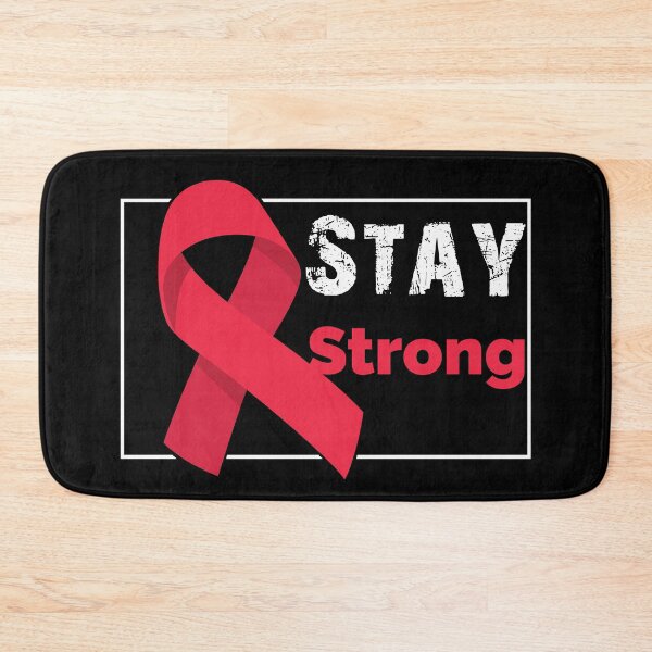 Item preview, Stay Strong Aids HIV Solidarity Red Ribbon designed and sold by blikonie.