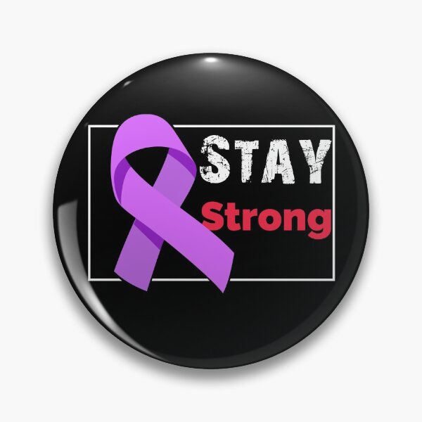 Item preview, Stay Strong Purple Ribbon FCK Cancer Fighter Cancer designed and sold by blikonie.