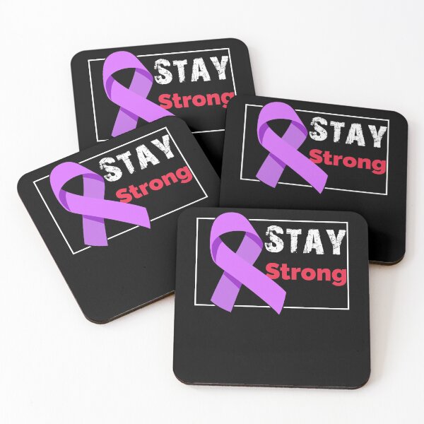 Item preview, Stay Strong Purple Ribbon FCK Cancer Fighter Cancer designed and sold by blikonie.
