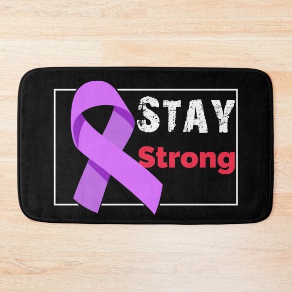 Item preview, Stay Strong Purple Ribbon FCK Cancer Fighter Cancer designed and sold by blikonie.