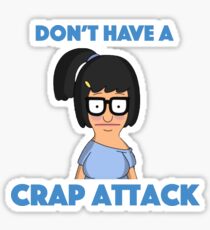 Tina Belcher - crap attack Sticker