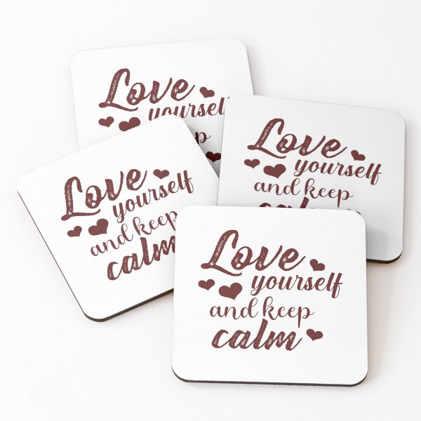Item preview, Love yourself and keep calm. designed and sold by Mandala & More.