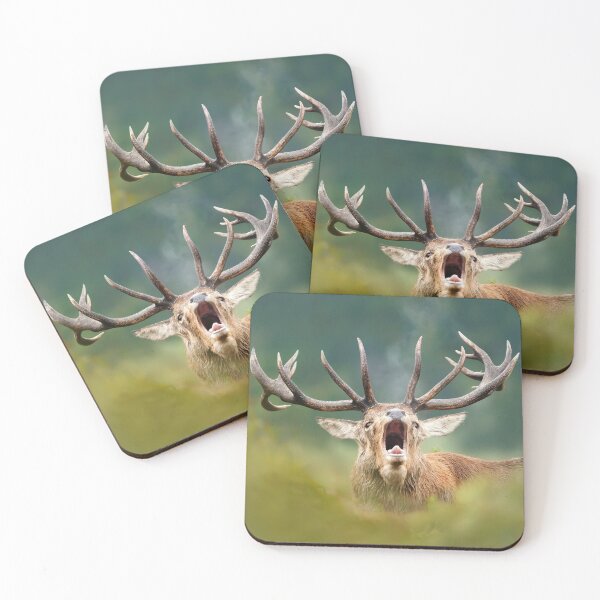 Item preview, Portrait of a Red Deer Calling designed and sold by dgwildlife.