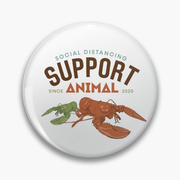Item preview, Animal Support | Lobster | Social Distancing Support Animal Since 2020  designed and sold by SW Longwave.