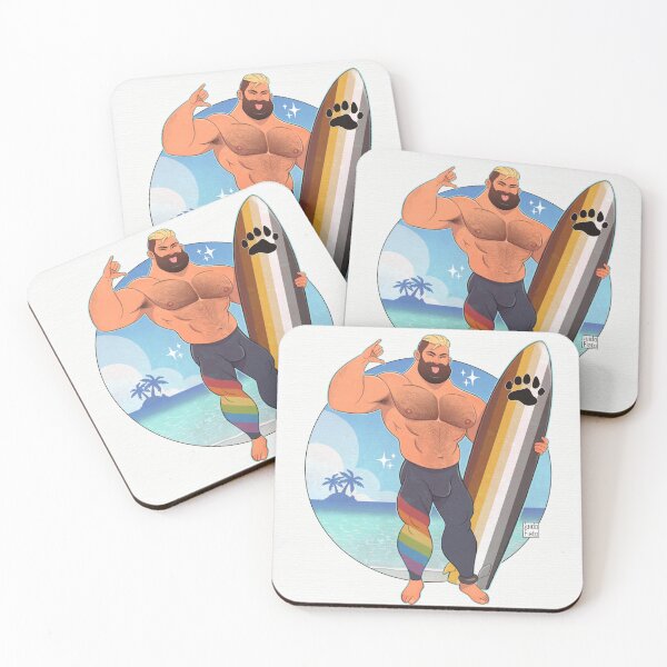 Item preview, Surfer Bear designed and sold by GuFiArt.