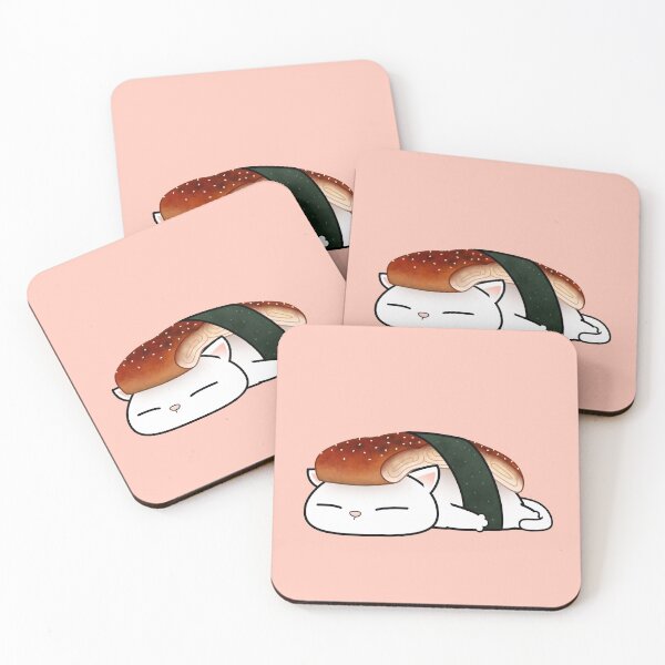 Item preview, Chubby Cats Unagi Sushi Cat  designed and sold by Takeda-art.