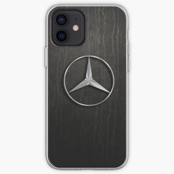 mercedes cuir Coque souple iPhone