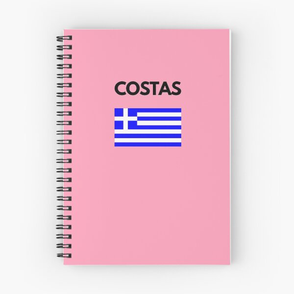 Item preview, Costas Greek Name with Greek Flag Design designed and sold by TheGreekGuy.
