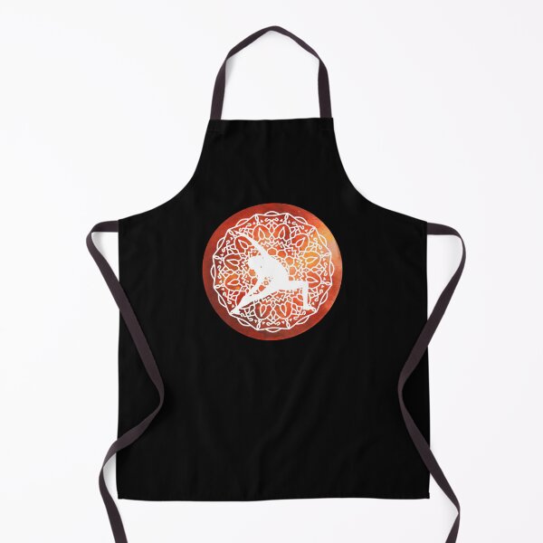 Item preview, Reverse Warrior Pose on Mandala designed and sold by foxcreative.